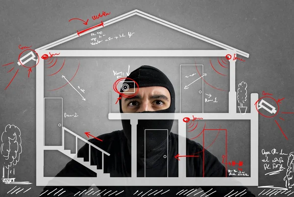 Thief apartment — Stock Photo, Image