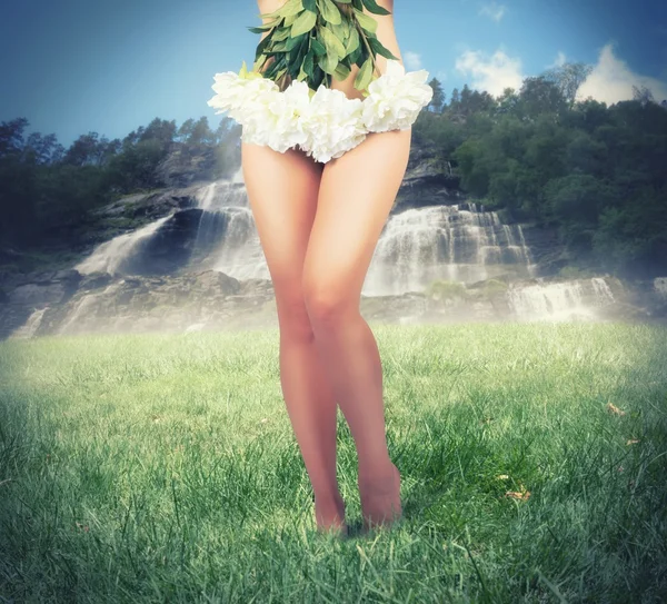 Virág lány ruha — Stock Fotó