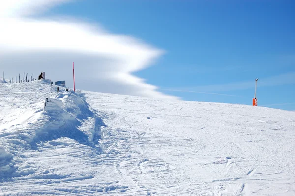 Oblast na chopok do lyžařského střediska Jasná, Nízké Tatry, slovenský — Stock fotografie