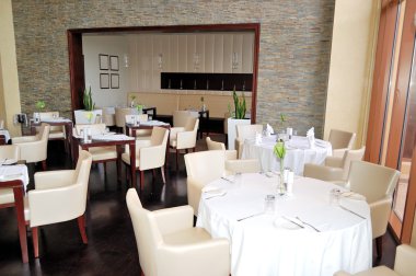 Restoran iç lüks hotel, ras al khaimah, Birleşik Arap Emirlikleri