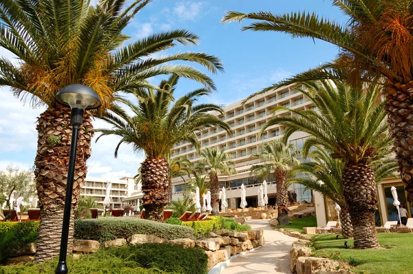 Building of the luxury hotel, Halkidiki, Greece — Stock Photo, Image