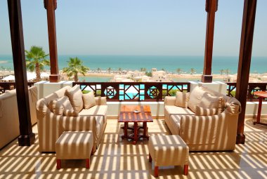 Deniz Manzaralı Teras, luxury hotel, ras al khaimah, Birleşik Arap Emirlikleri