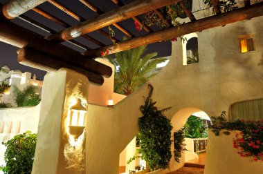 Işıklı rekreasyon alanı, lüks otel, tenerife Adası, sp