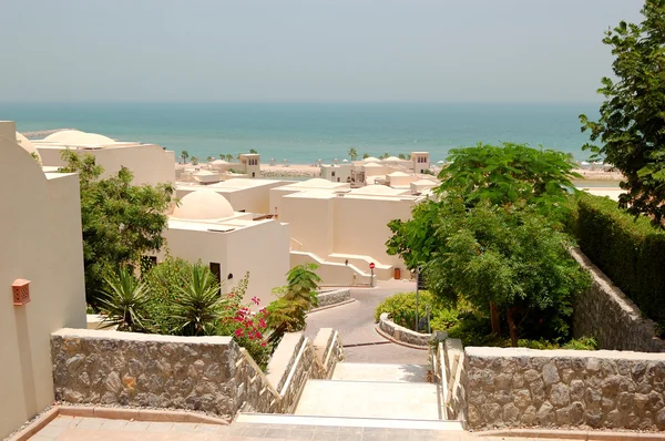 Vile Holliday la hotelul de lux, Ras Al Khaimah, Emiratele Arabe Unite — Fotografie, imagine de stoc