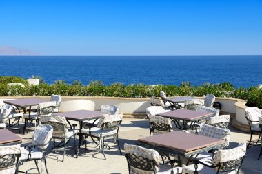 Deniz manzaralı lüks hotel, sharm el sheikh, e, açık hava Teras