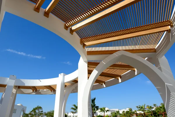 Parking decoration at the luxury hotel, Sharm el Sheikh, Egypt — Stock Photo, Image