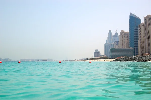 Plaży luksusowy hotel jumeirah, Dubaj, Zjednoczone Emiraty Arabskie — Zdjęcie stockowe