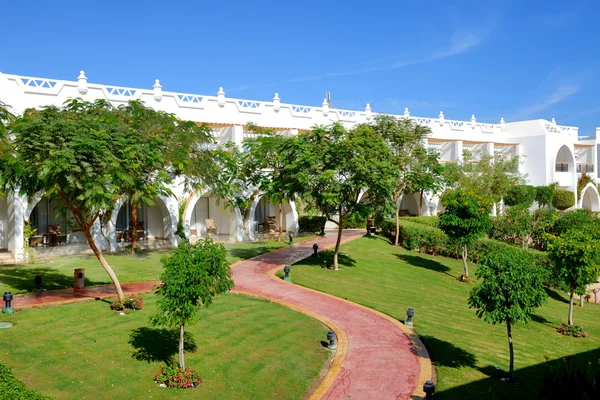 Area di costruzione e ricreazione dell'hotel di lusso, Sharm el Sheik — Foto Stock