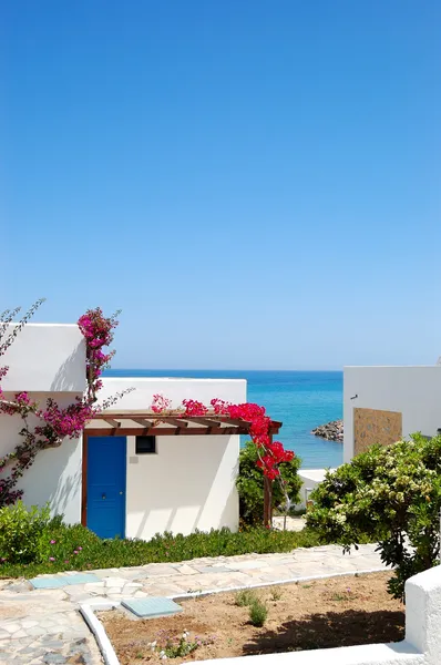 A villa de férias no hotel de luxo, Creta, Grécia — Fotografia de Stock