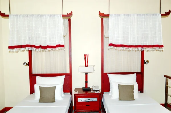 Apartment interior in the luxury hotel, Bentota, Sri Lanka — Stock Photo, Image
