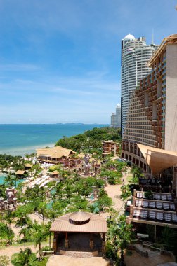 modern lüks hotel, pattaya, Tayland Beach