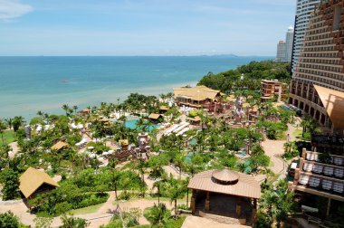modern lüks hotel, pattaya, Tayland Beach