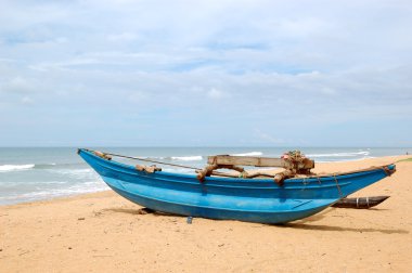 Geleneksel Sri Lanka'nın tekne balıkçılık için