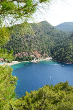 İskele ve Plajı Akdeniz Türk resort, fe'adlı yat