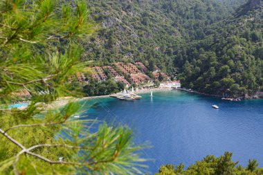 İskele ve Plajı Akdeniz Türk resort, fe'adlı yat