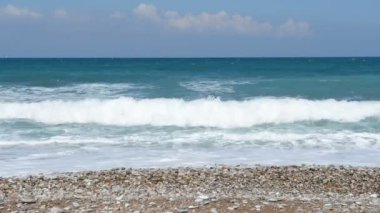 Sahilde lüks otel, peloponnes, Yunanistan Ionian sea