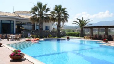 Yüzme Havuzu lüks otel, peloponnes, Yunanistan