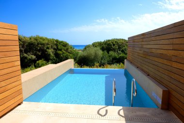 Yüzme Havuzu lüks sea view villa, peloponnes, Yunanistan