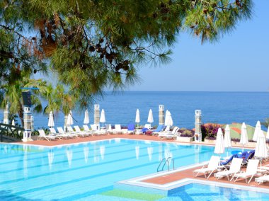 Yüzme Havuzu lüks otel, fethiye, Türkiye