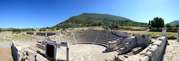 Il Panorama delle rovine nell'antica Messene (Messinia), Peloponneso , — Foto Stock