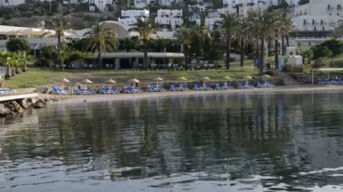 Kumsalda Akdeniz Türk resort, bodrum, Türkiye