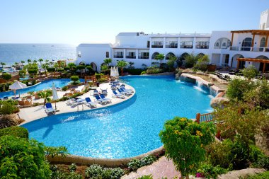 plaja Yüzme havuzlu lüks Hotel, sharm el sheikh,