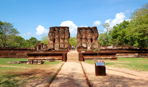 Ruiny Polonnaruwa (starożytna stolica Sri Lanki)) — Zdjęcie stockowe