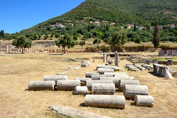 Ruinene i Messene (Messina), Peloponnes, Hellas – stockfoto