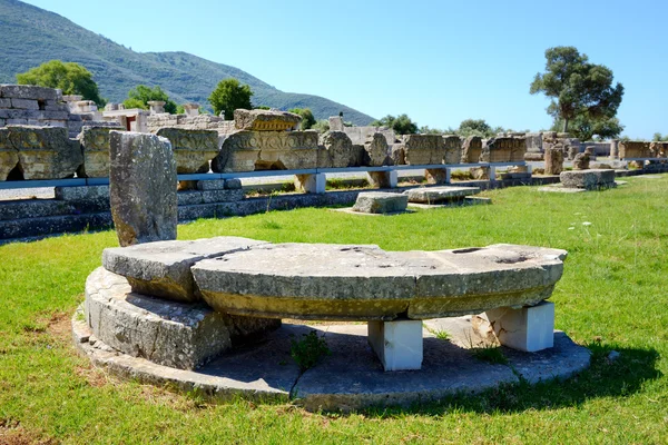 Ruiny w starożytnych Messe (messinia), peloponnes, Grecja — Zdjęcie stockowe