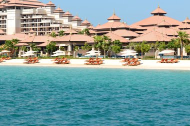 lüks Tay tarzı otelin sahilde palm jumeirah insan yapımı ı