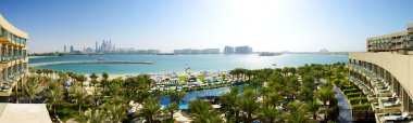 modern lüks otel, sahilde palm jumeirah ma Panoraması
