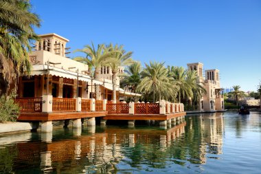 görünümünü souk madinat jumeirah, dubai, Birleşik Arap Emirlikleri