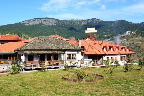 O edifício do hotel de luxo, Metsovo, Grécia — Fotografia de Stock