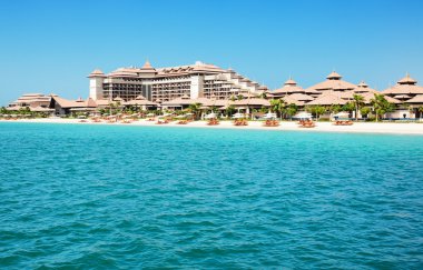 lüks Tay tarzı otelin sahilde palm jumeirah insan yapımı ı