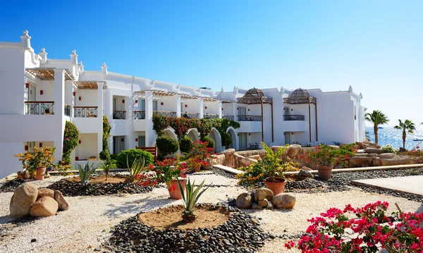 Villas décoration à l'hôtel de luxe, Charm el Cheikh, Egypte — Photo