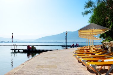 plajda Türk resort, fethiye, Türkiye