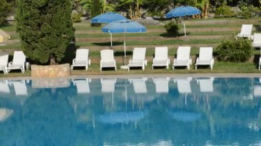 Yüzme Havuzu, şezlong, lüks otel, peloponnes, Yunanistan