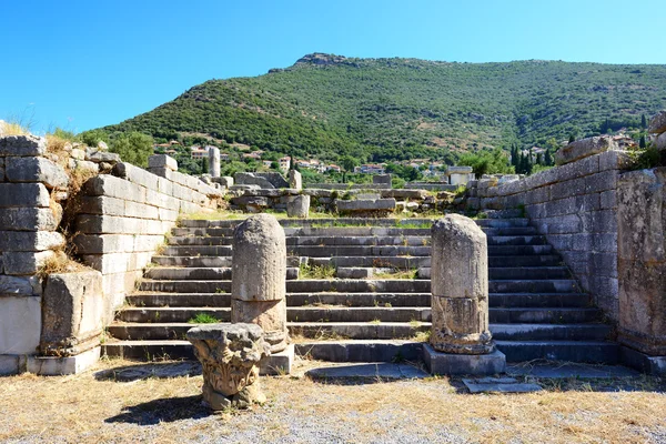 Las ruinas en Messene antiguo (Messinia), Peloponnes, Grecia —  Fotos de Stock