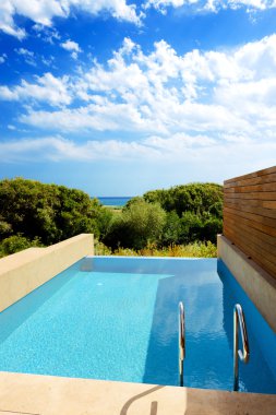 Yüzme Havuzu lüks sea view villa, peloponnes, Yunanistan