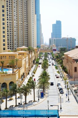 Dubai, Birleşik Arap Emirlikleri - 12 Eylül: jumeirah beach residence, yürüyüş