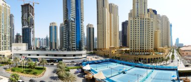 Dubai, Birleşik Arap Emirlikleri - 12 Eylül: jumeirah beach residence, yürüyüş