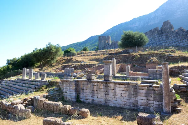 Ruiny arcadian brama, peloponnes, Grecja — Zdjęcie stockowe