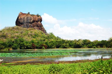 Bir antik kaya kale ve palac Sigiriya (Aslan'ın rock) olduğunu
