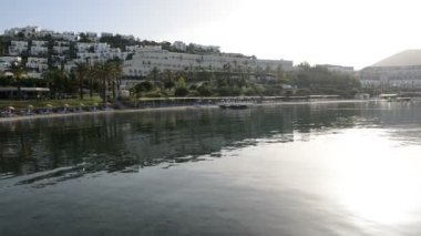 Türk resort, bodrum, Türkiye'de sahilde kaydırma