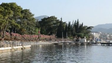 Türk resort, marmaris, Türkiye'de sahilde kaydırma