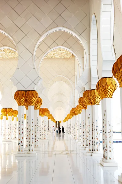 Decorazione della Grande Moschea Sheikh Zayed, Abu Dhabi, Emirati Arabi Uniti — Foto Stock