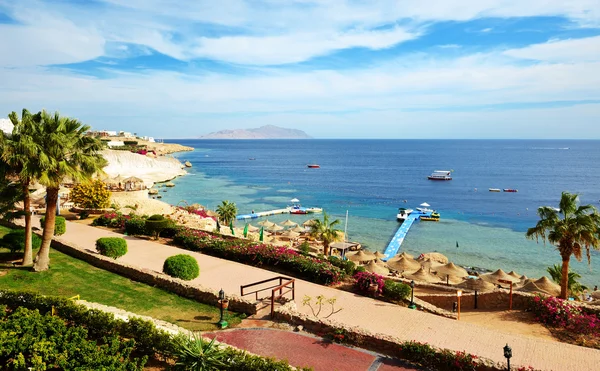 Lüks otelin kumsalı, Sharm el Sheikh, Mısır