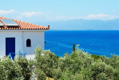 geleneksel tarzı villa, lüks otel, peloponnes, Yunanistan