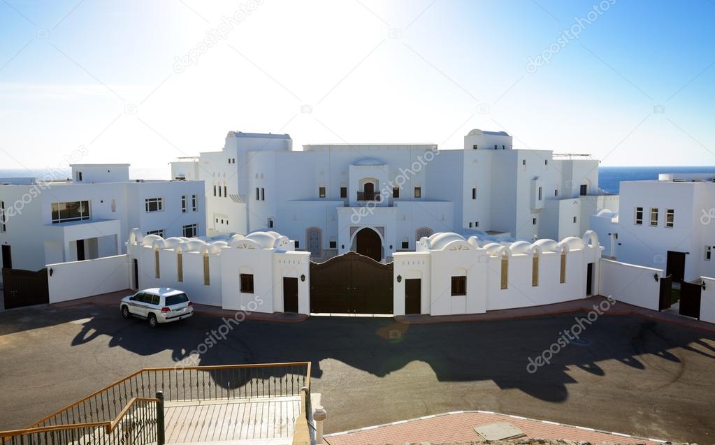 The luxury villas at shore, Sharm el Sheikh, Egypt — Stock Photo