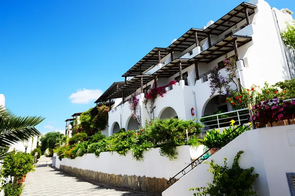 Construção do hotel de luxo, Bodrum, Turquia — Fotografia de Stock